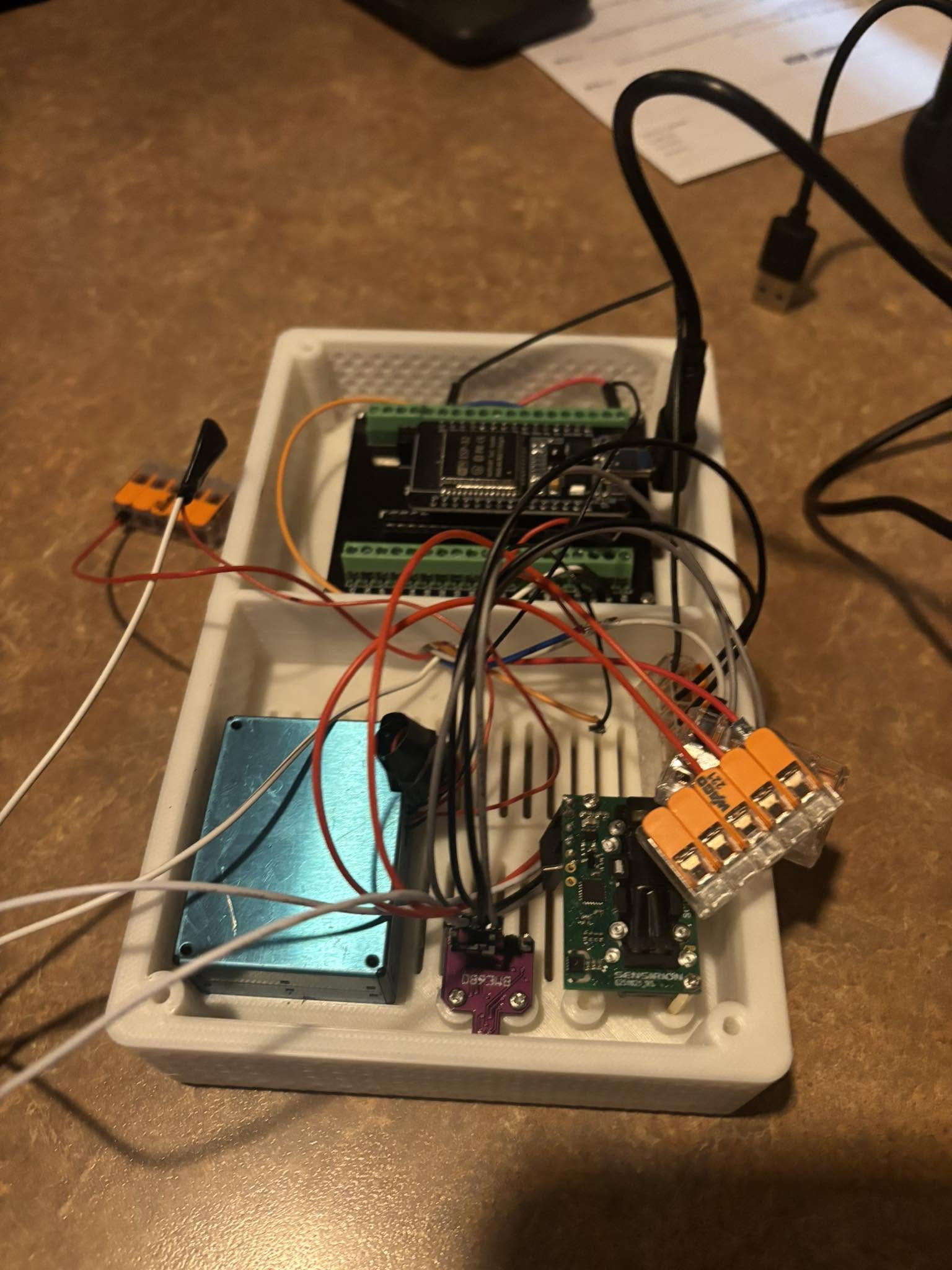 Early sensor wiring and bench integration